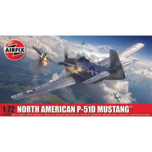 A010048 NORTH AMERICAN P-51D MUSTANG 1:72 AIRFIX