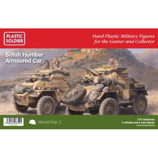 WW2V20037 BRITISH HUMBER ARMOURED TRUCK 1:72 PLASTIC SOLDIER COMPANY