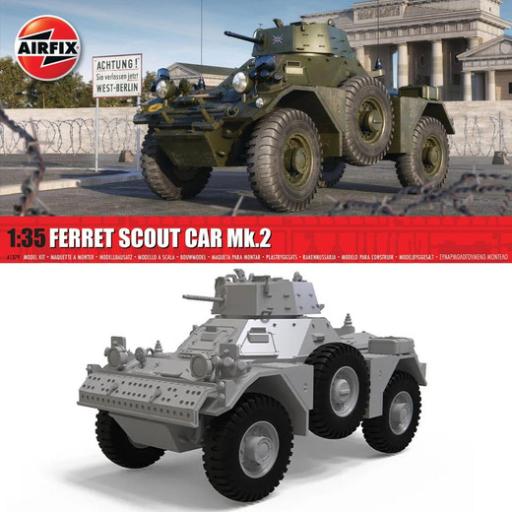 A1379 FERRET SCOUT CAR Mk.2 1:35 AIRFIX