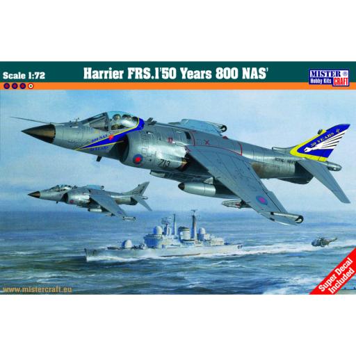 041014 FRS.1 HARRIER 50 YEARS 800 NAS 1:72 MISTER CRAFT D-101