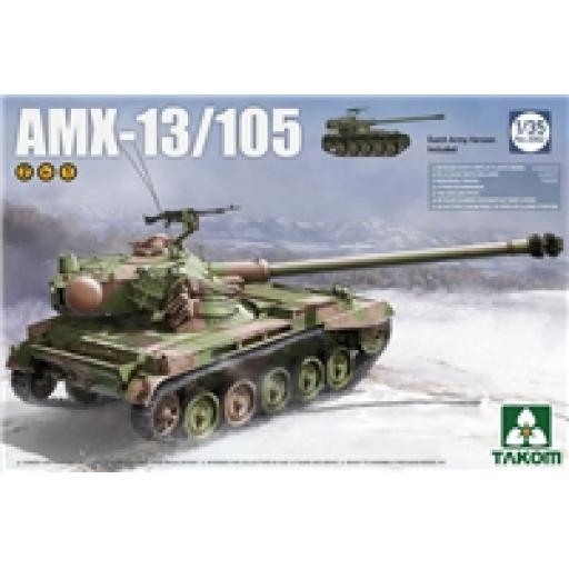 02062 AMX-13/105 LIGHT TANK DUTCH ARMY 2 IN 1 1:35 TAKOM