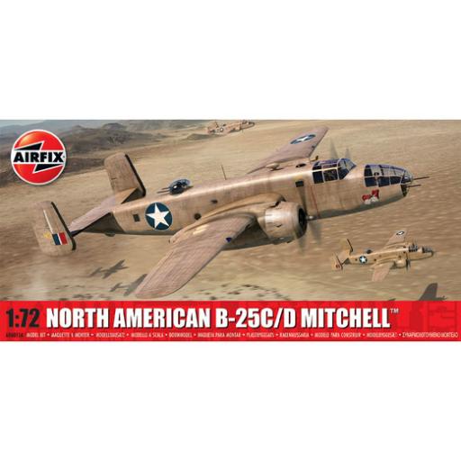 A06015A NORTH AMERICAN B-25 C/D MITCHELL 1:72 AIRFIX