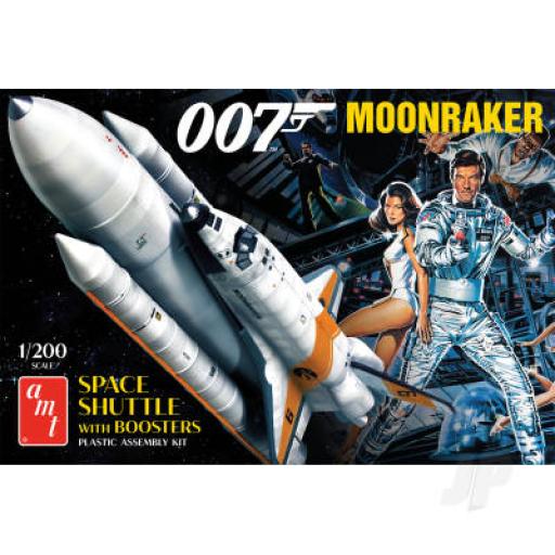 AMT 1208 007 MOONRAKER SPACE SHUTTLE WITH BOOSTERS 1:200 AMT