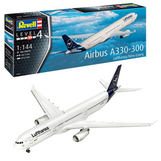 03816 AIRBRUS A330-300 LUFTHANSA NEW LIVERY 1:144 REVELL