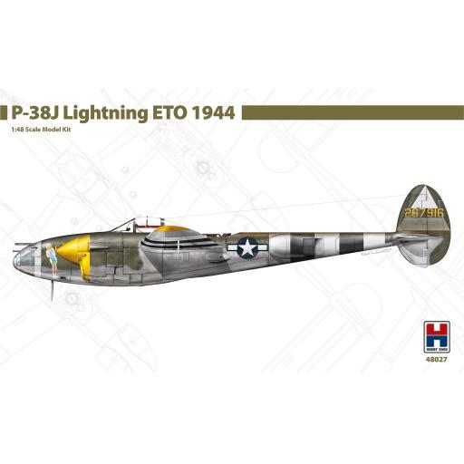 48027 P-38J LIGHTNING ETO 1944 1:48 HOBBY 2000