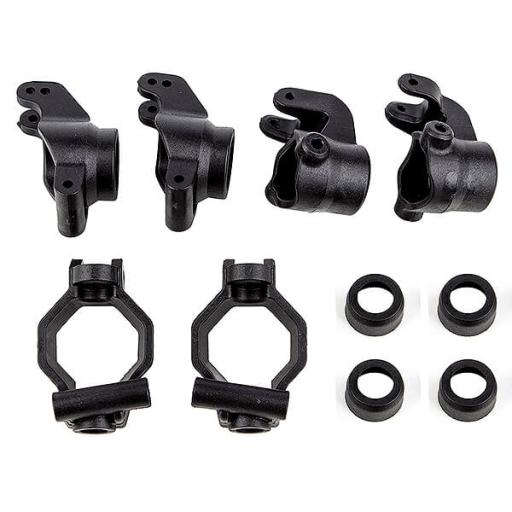 AS25915 RIVAL MT8 CASTER BLOCK & REAR HUB SET