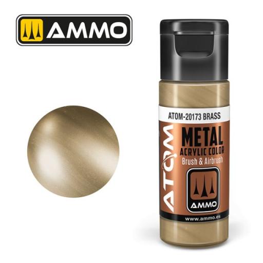 MIG ATOM 20173 BRASS ACRYLIC PAINT 20ml MIG 197