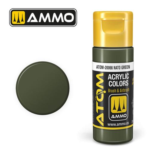 MIG ATOM 20066 NATO GREEN ACRYLIC PAINT 20ml MIG 084