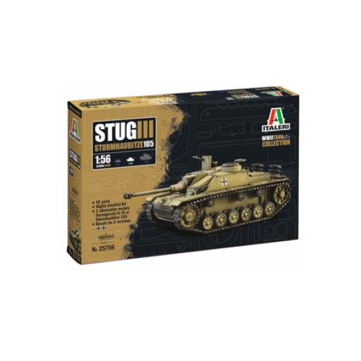 25756 STUG III STURMHAUBITZE 105 1:56 ITALERI