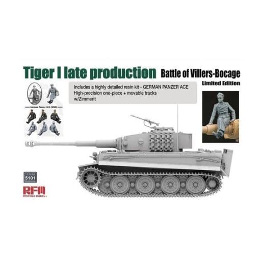 5101 RFM TIGER 1 LATE PROD VILLERS-BOCAGE 1:35 RYEFIELD RFM