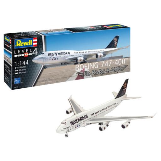 03780 BOEING 747-400 IRON MAIDEN ED FORCE ONE 1:144 REVELL